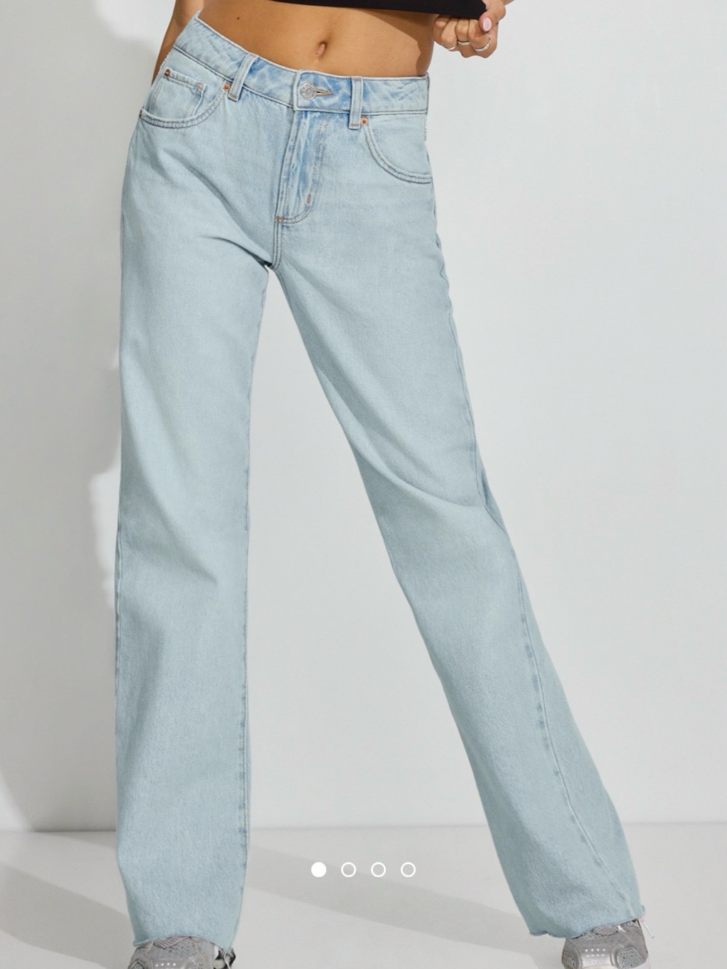Garage Light Blue 90’s Straight Jeans Elora Blue Color